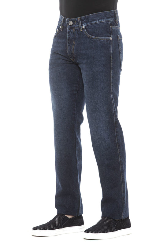 Blue Cotton Men Jeans