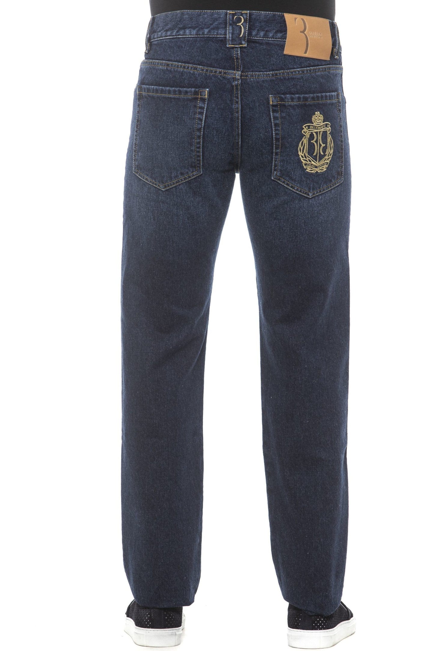 Blue Cotton Men Jeans