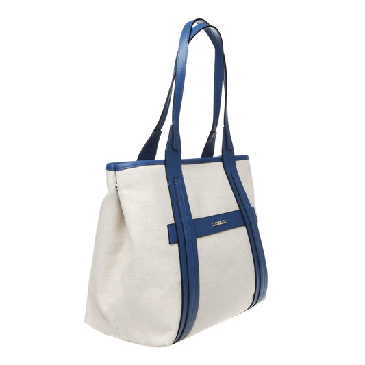 White Cotton Women Shoulder Bag