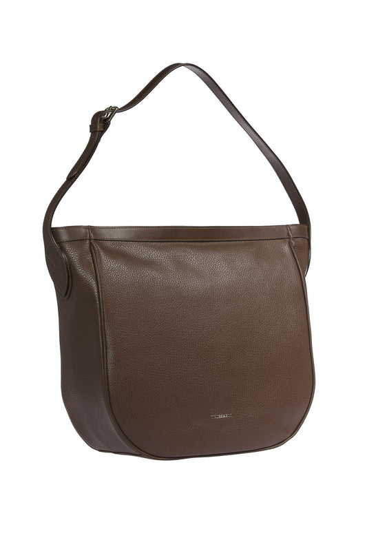 Brown Leather Women Shoulder Bag