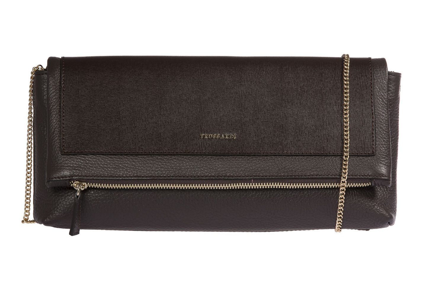 Brown Leather Women Crossbody Bag