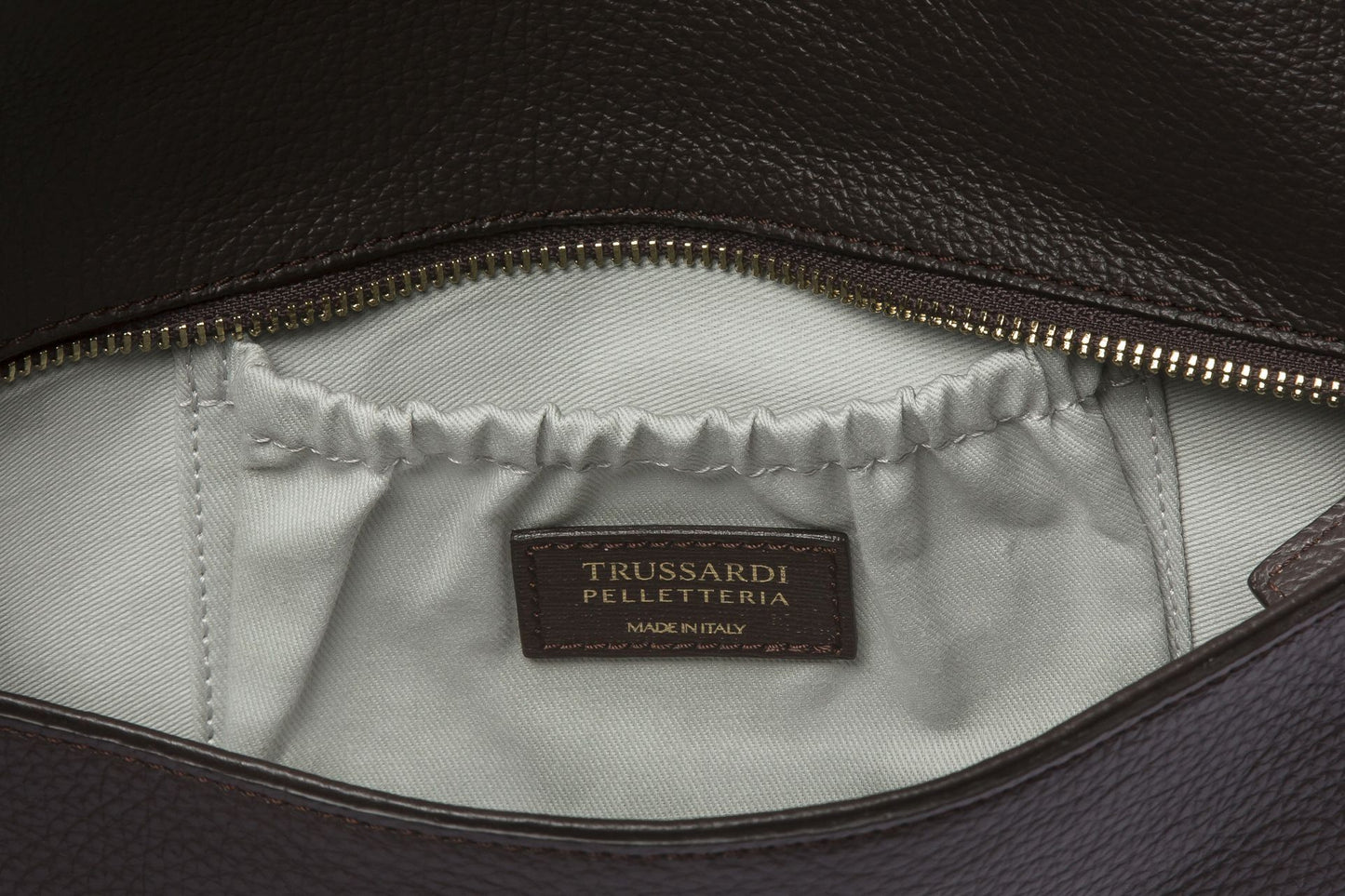 Brown Leather Women Crossbody Bag