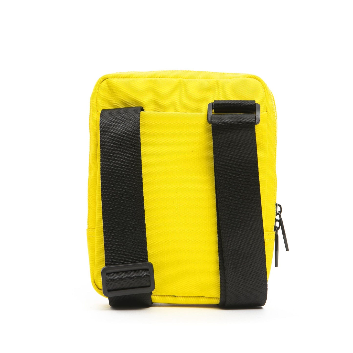 Yellow Polyester Men Messenger Bag