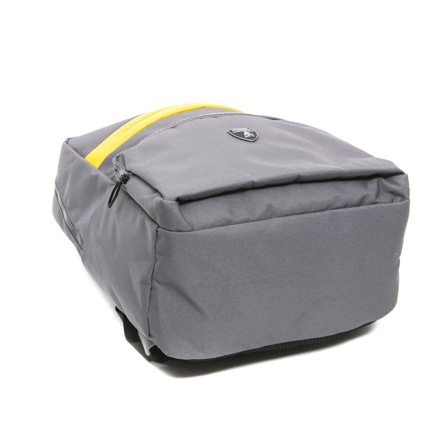 Gray Polyester Men Backpack
