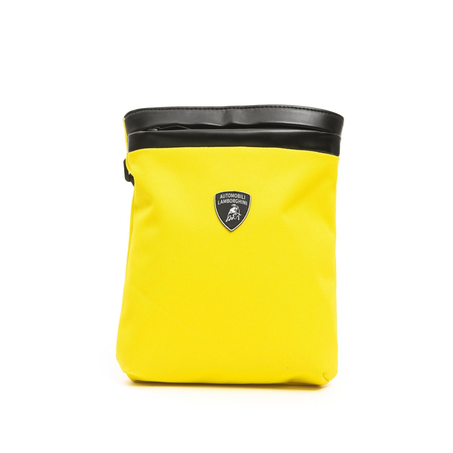 Yellow Polyester Men Messenger Bag