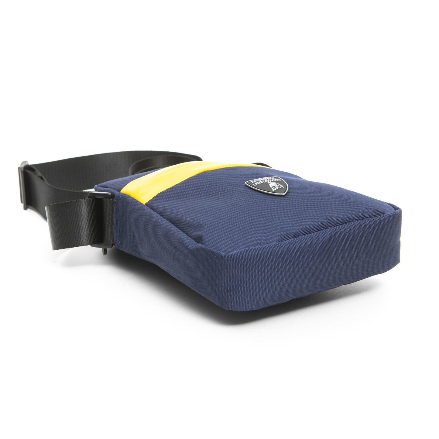 Blue Polyester Men Messenger Bag