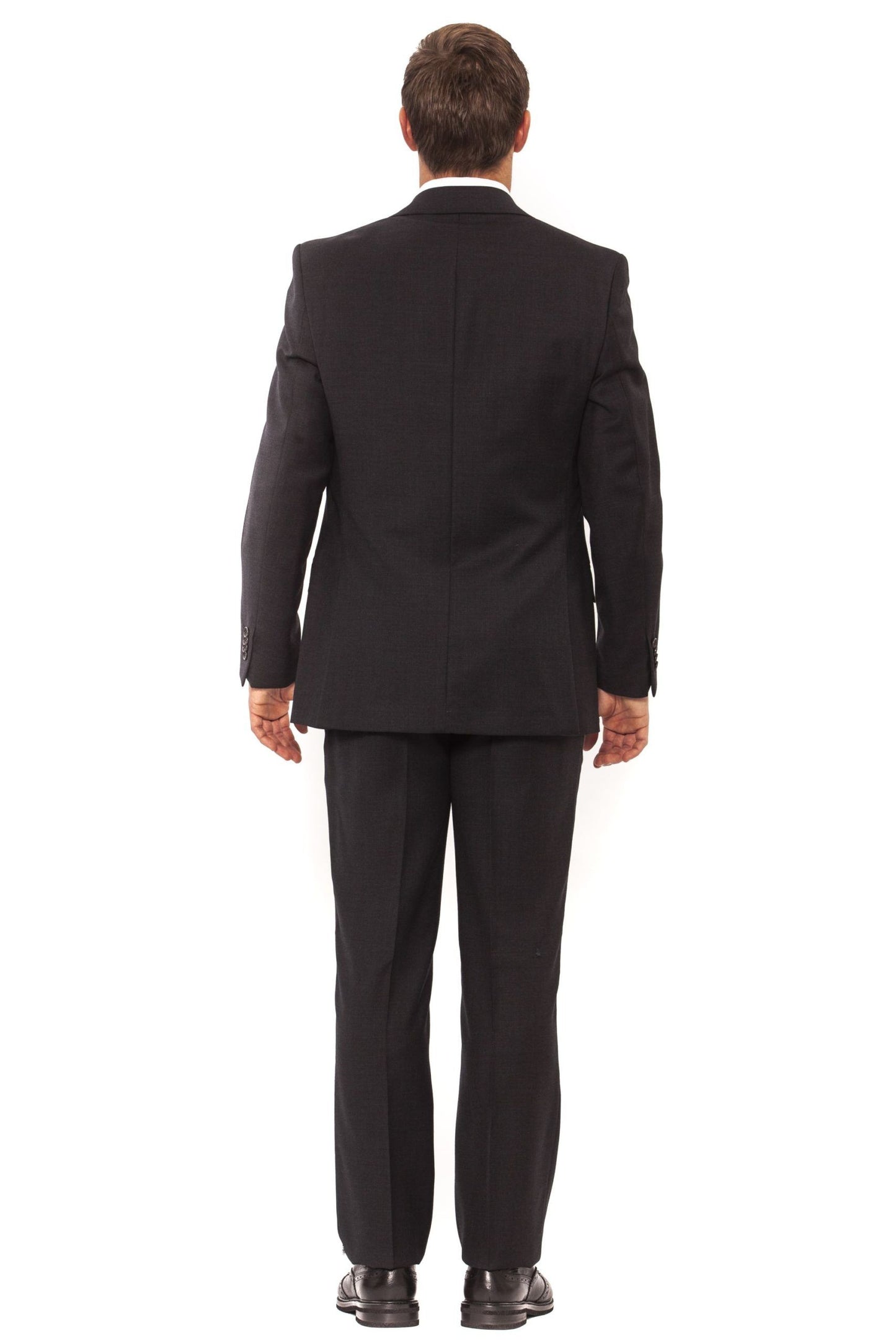 Gray Wool Mens Suit