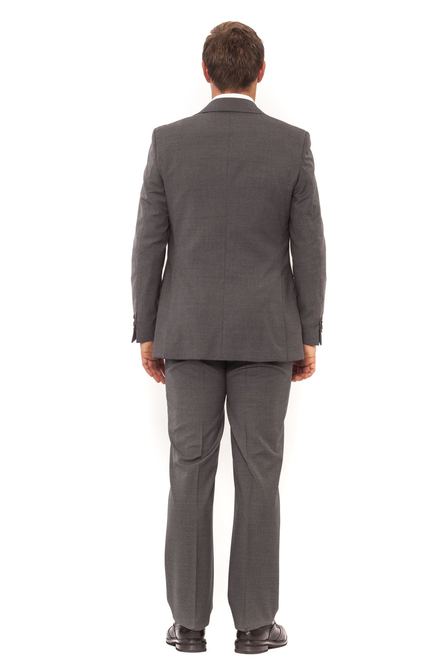Gray Wool Men Suit