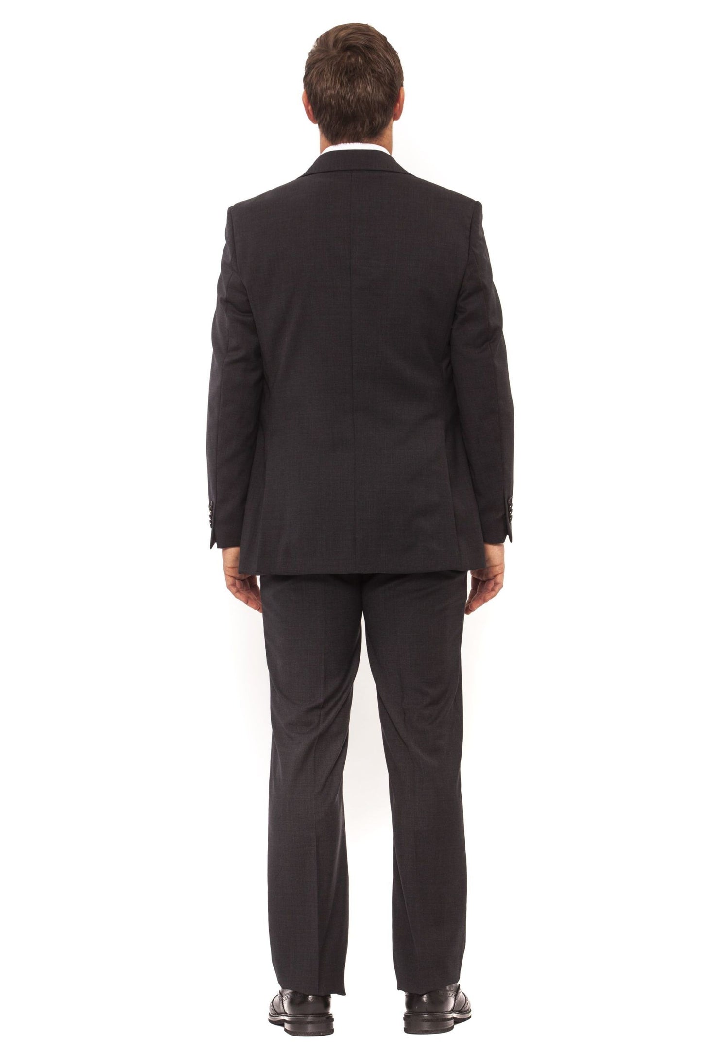 Gray Wool Men Suit