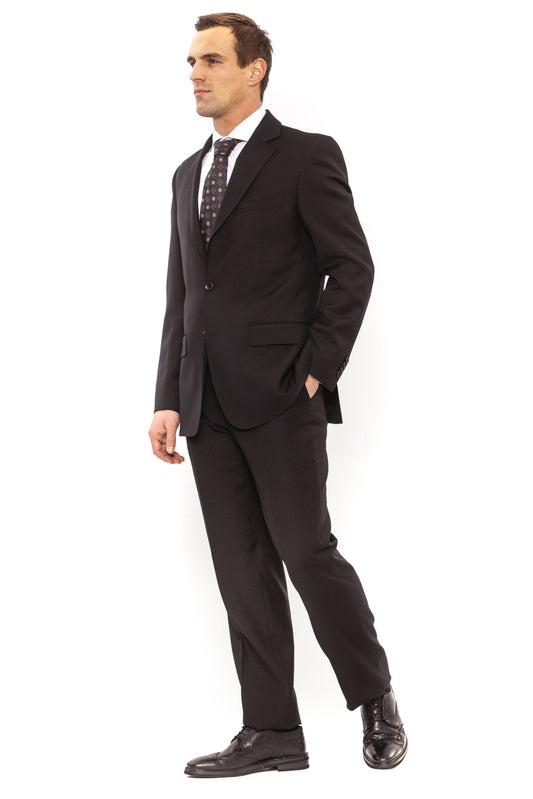 Black Wool Men Suit