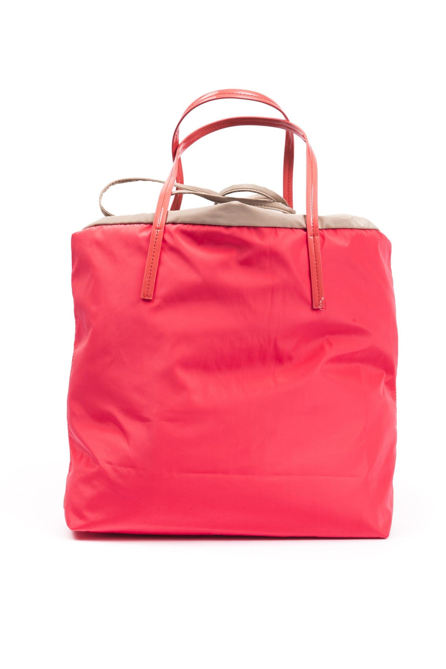 Red Fabric Women Handbag