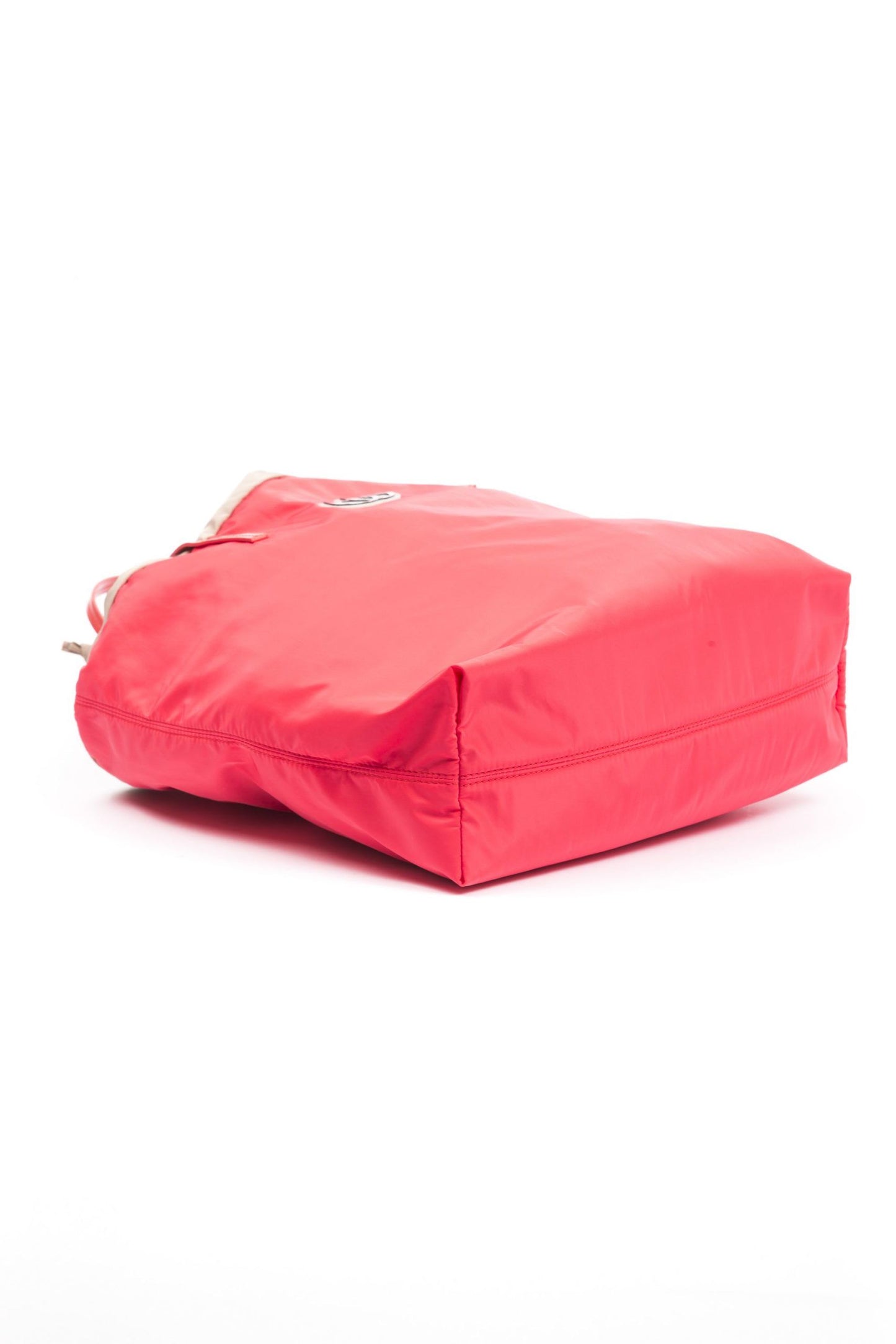 Red Fabric Women Handbag
