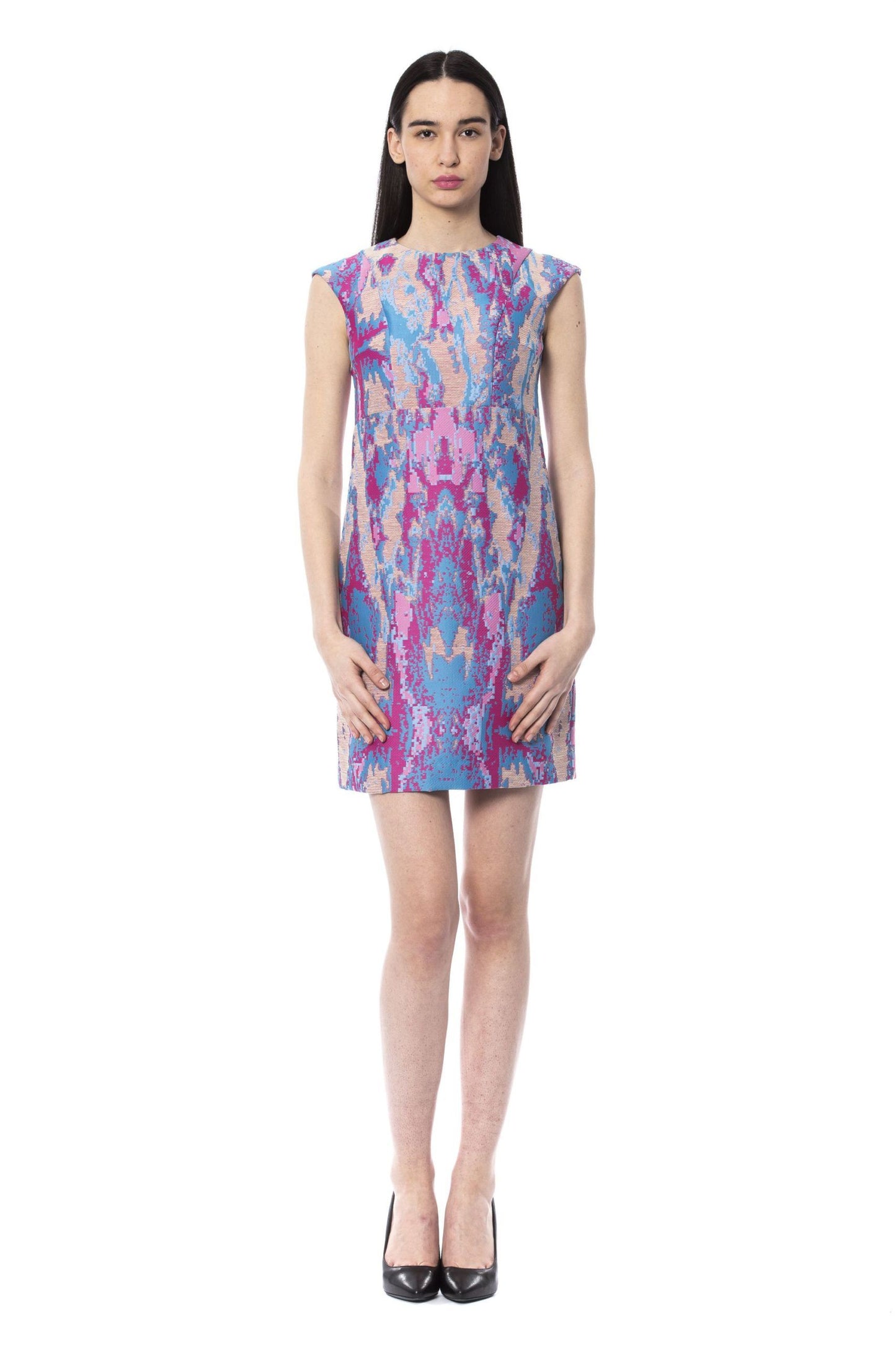 Multicolor Polyester Women Dress