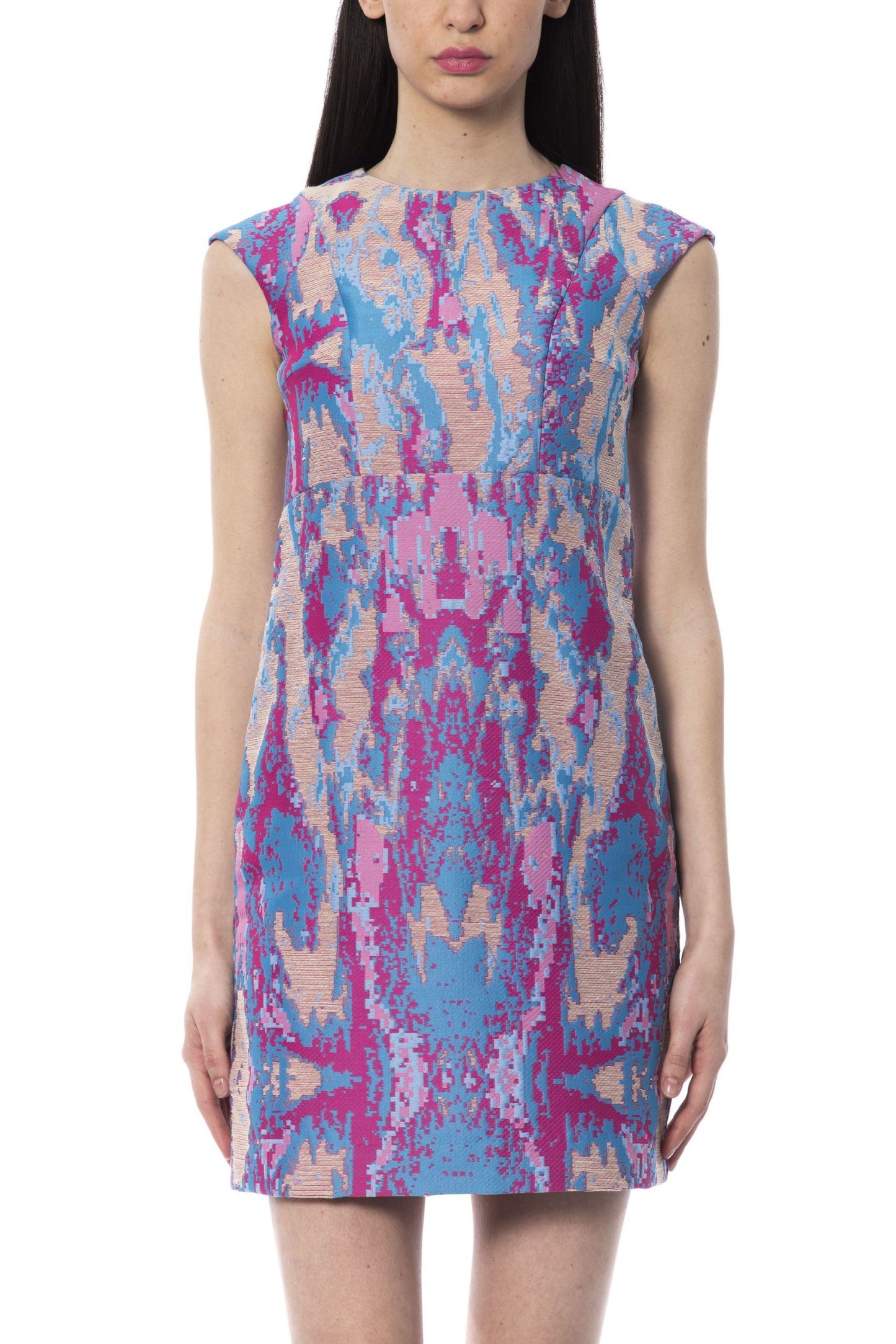 Multicolor Polyester Women Dress