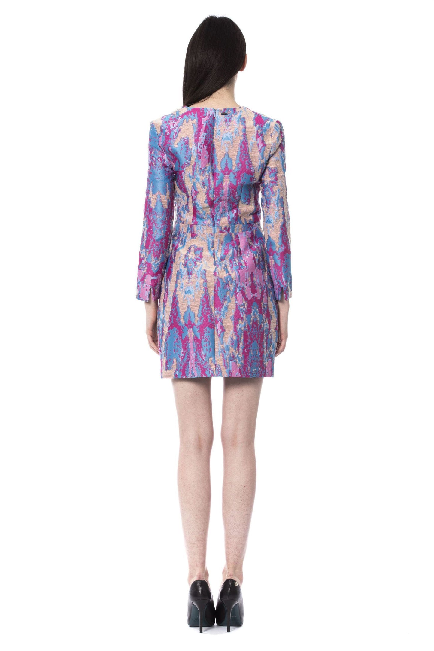 Multicolor Polyester Women Dress