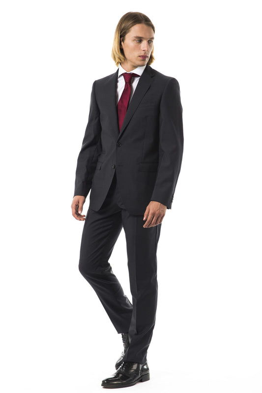 Gray Wool Men's Suit