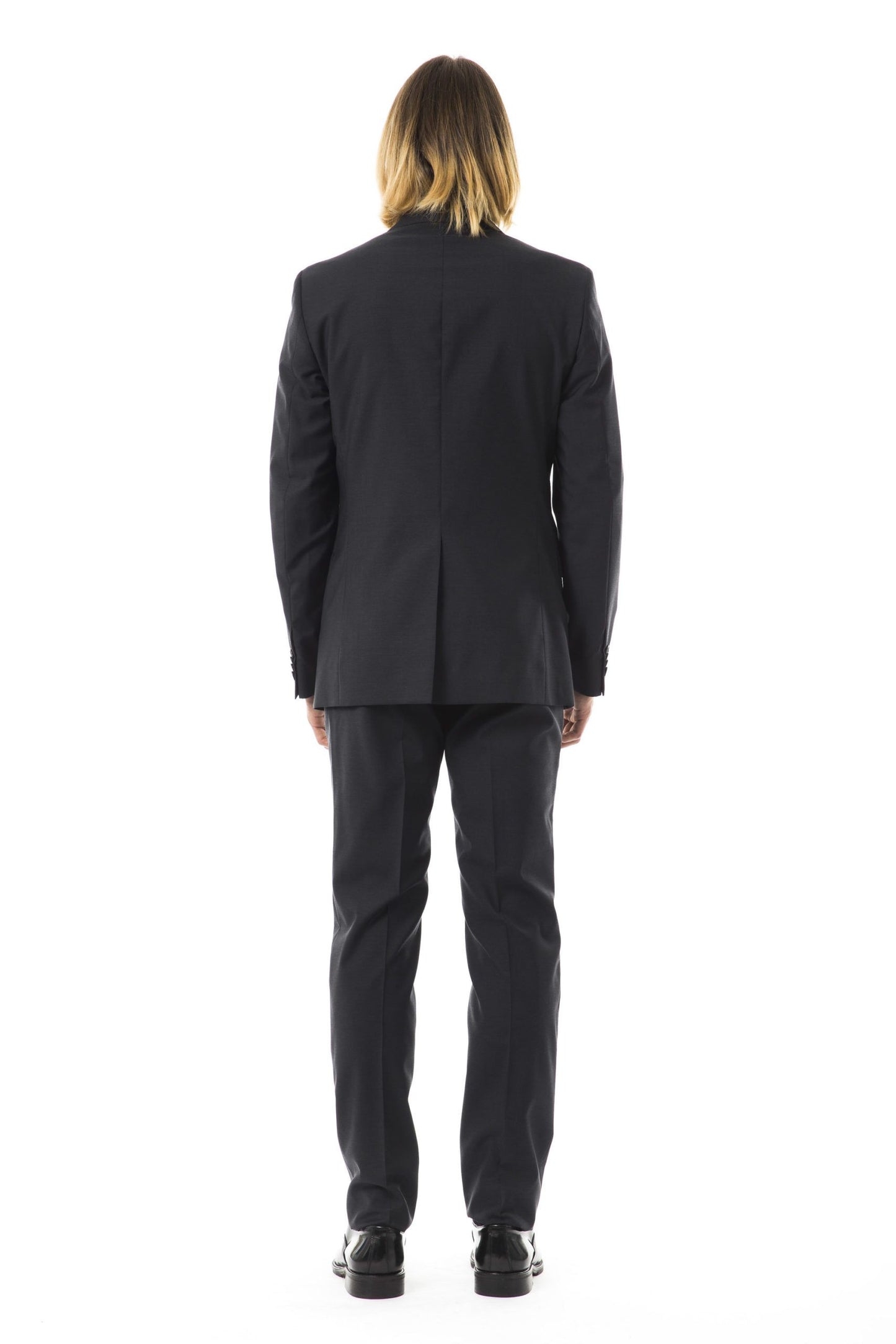 Gray Wool Men's Suit