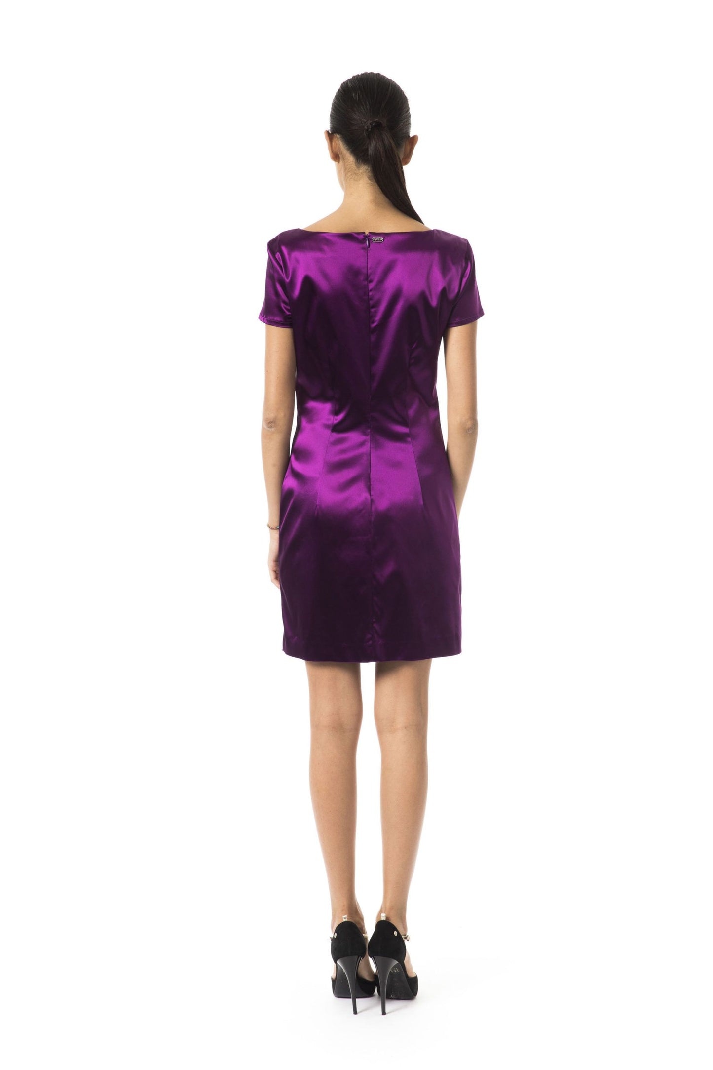 Violet Acrylic Women Dress