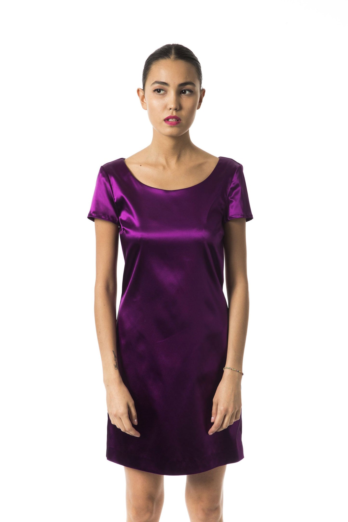 Violet Acrylic Women Dress