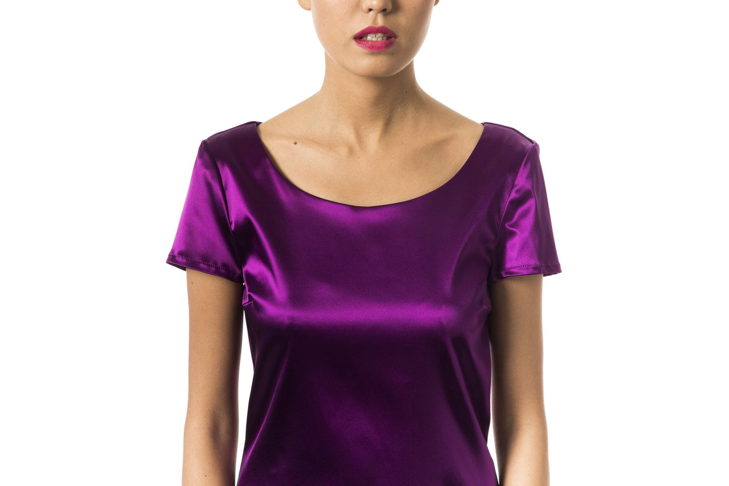Violet Acrylic Women Dress