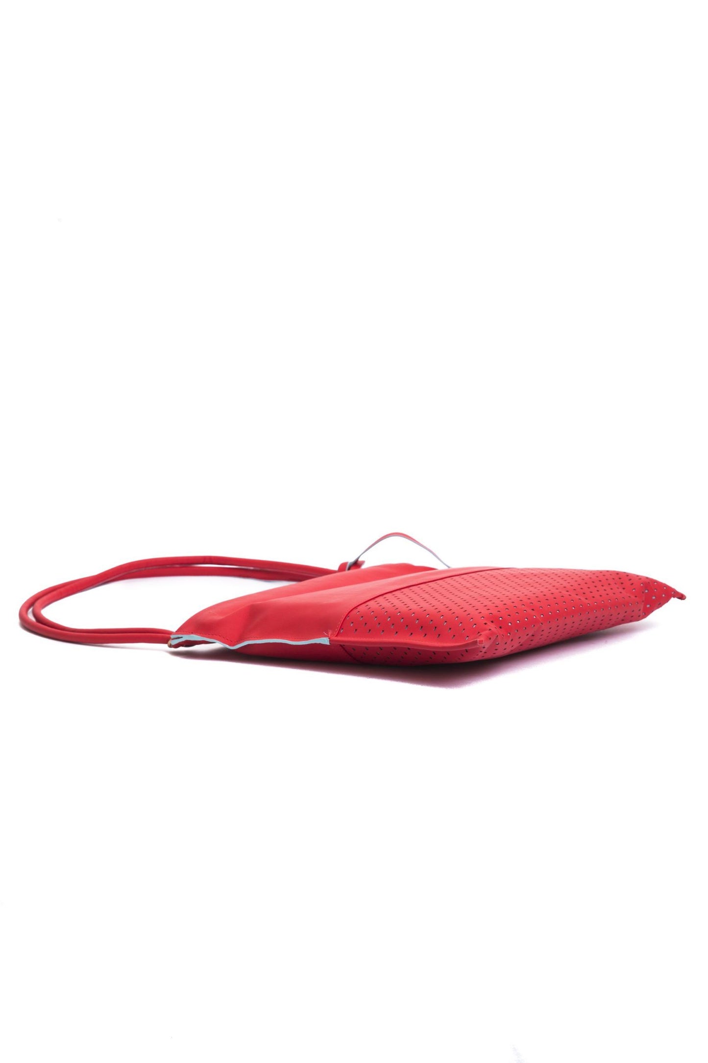 Red Leather Women Shoulder Bag