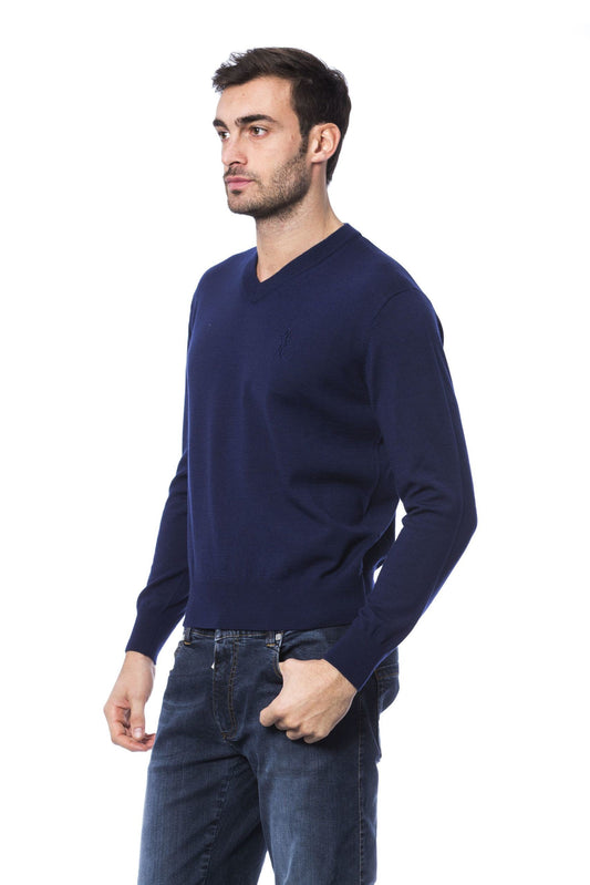 Blue Merino Men Sweater