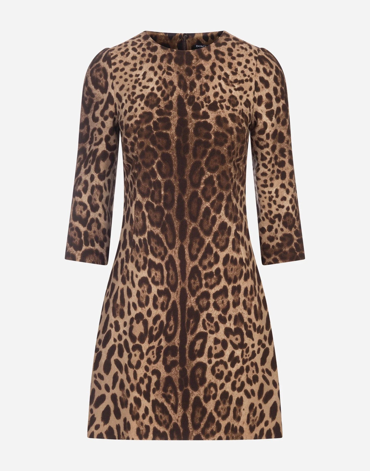Brown Wool Women Dress