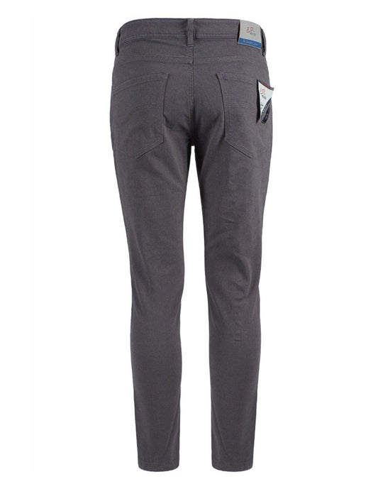 Gray Cotton Men Trouser