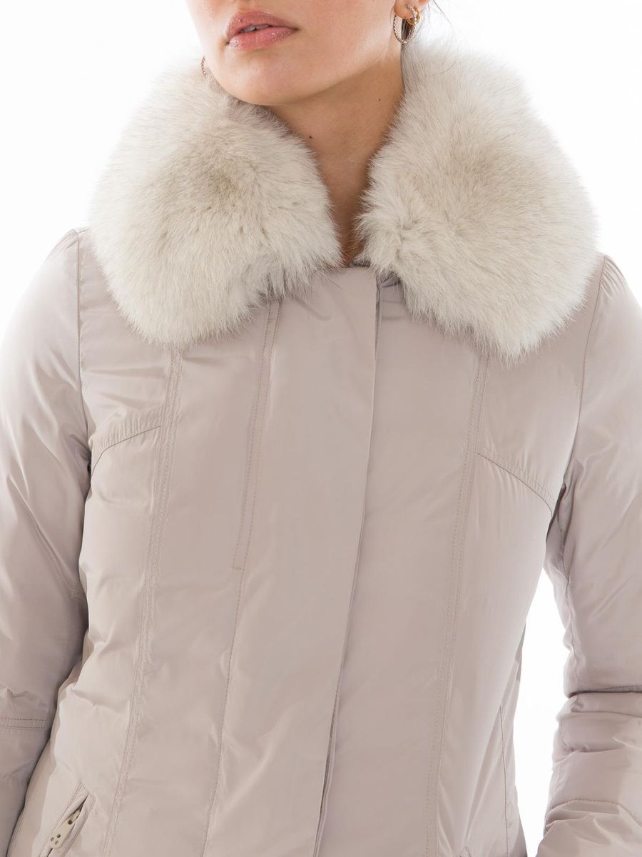 Gray Polyester Women Jacket