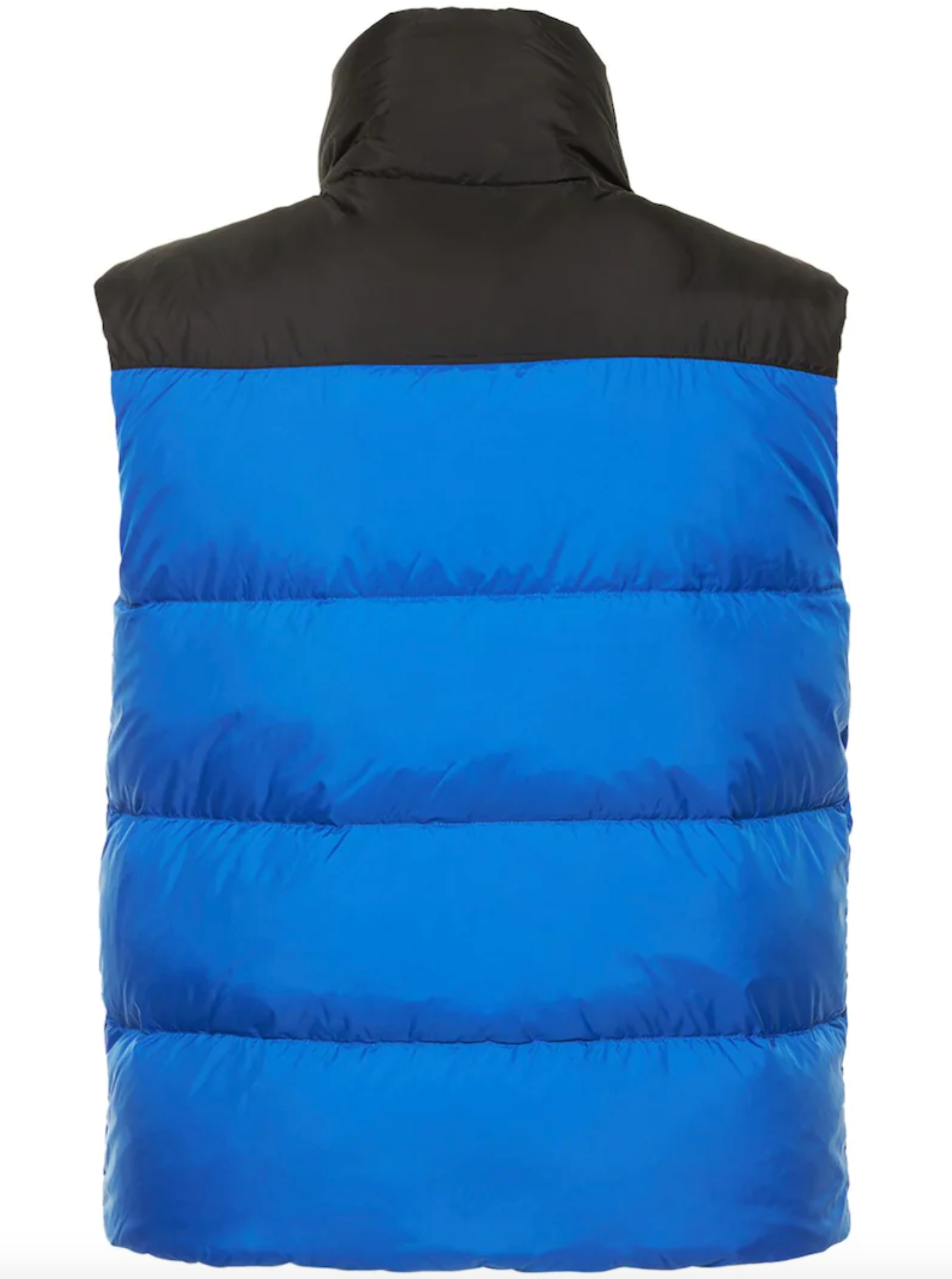 Blue Polyester Men Vest
