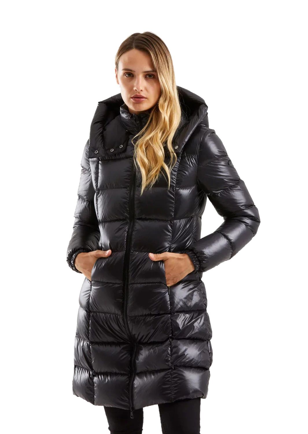 Black Nylon Women Jacket