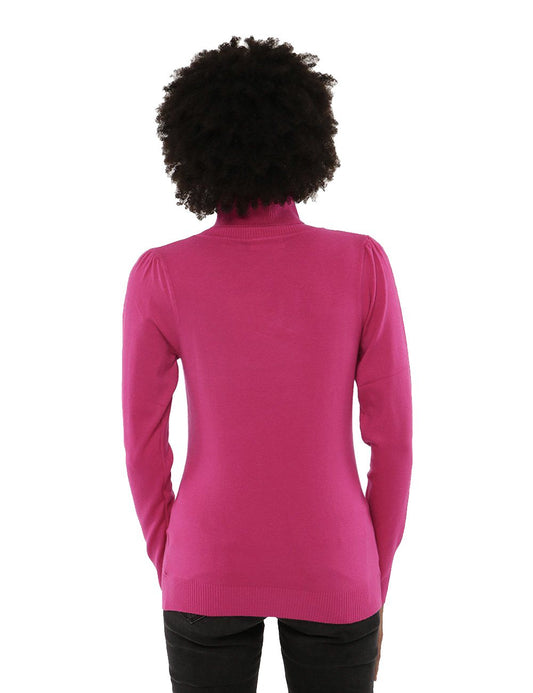 Fuchsia Viscose Women Sweater
