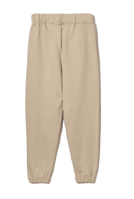 Beige Cotton Men Pant
