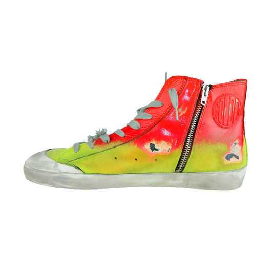 Multicolor Leather Women Sneaker