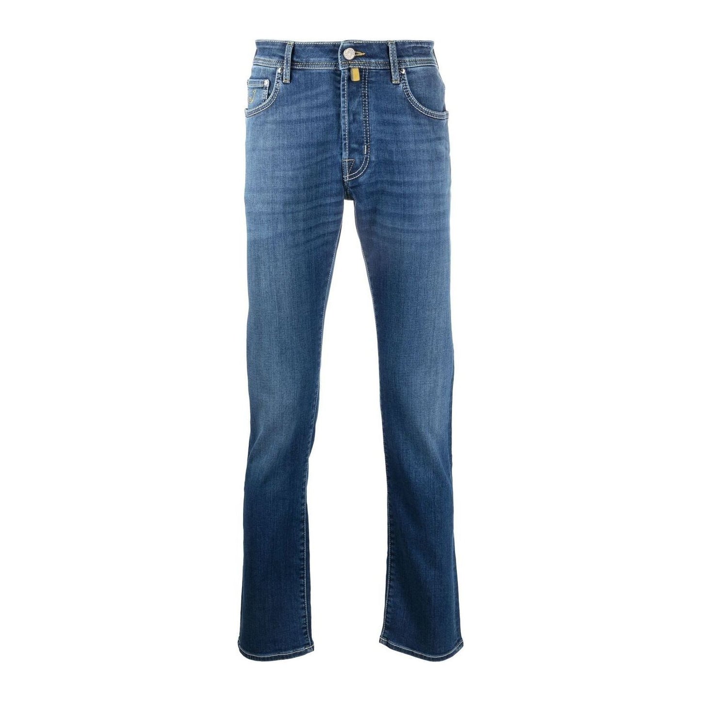 Blue Cotton Men Jeans