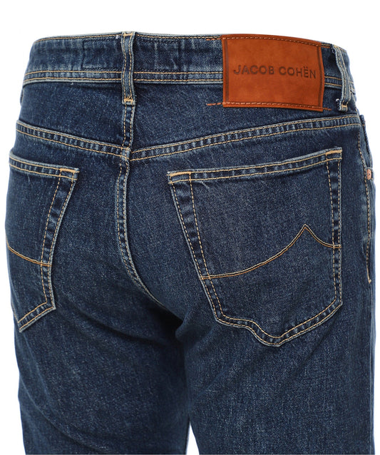Blue Cotton Men Jeans