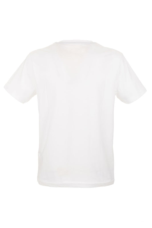 White Cotton Men TShirt