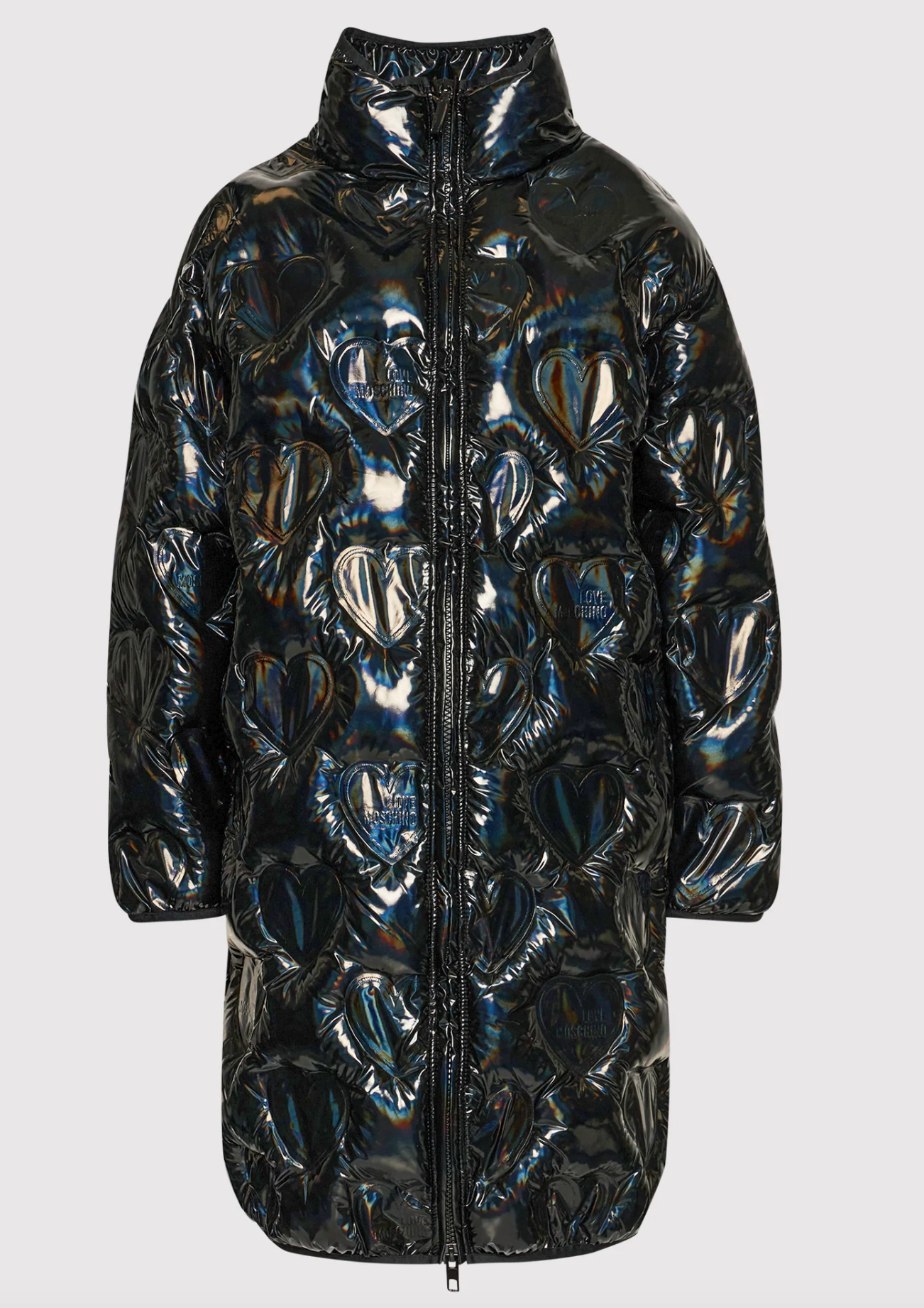 Black Polyester Women Jacket