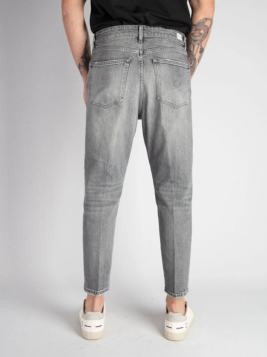 Gray Cotton Men's Jeans