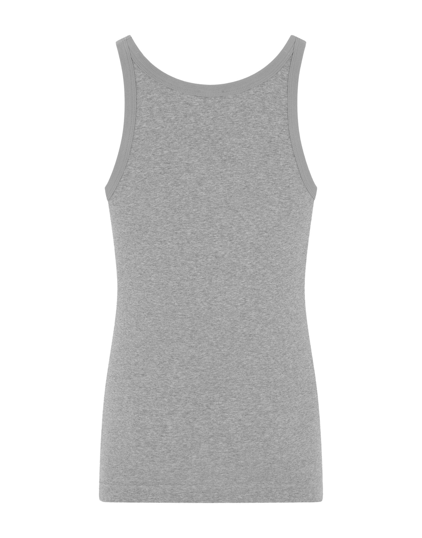 Gray Cotton Men Tank Top