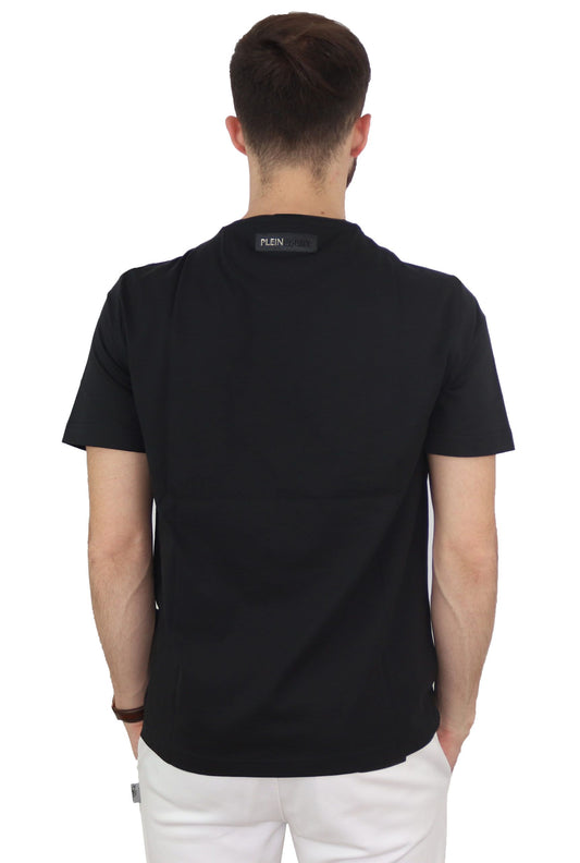 Black Cotton Men's T-Shirt