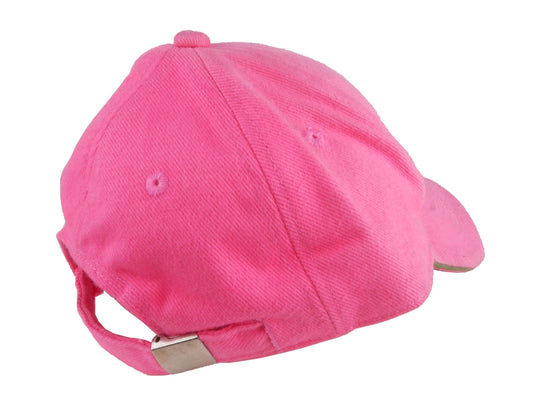 Pink Cotton Men Hat