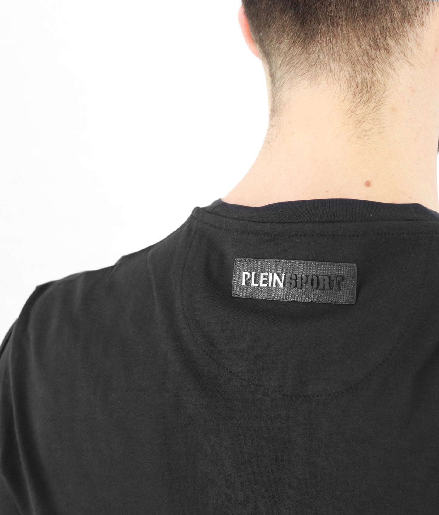 Black Cotton Men's T-Shirt