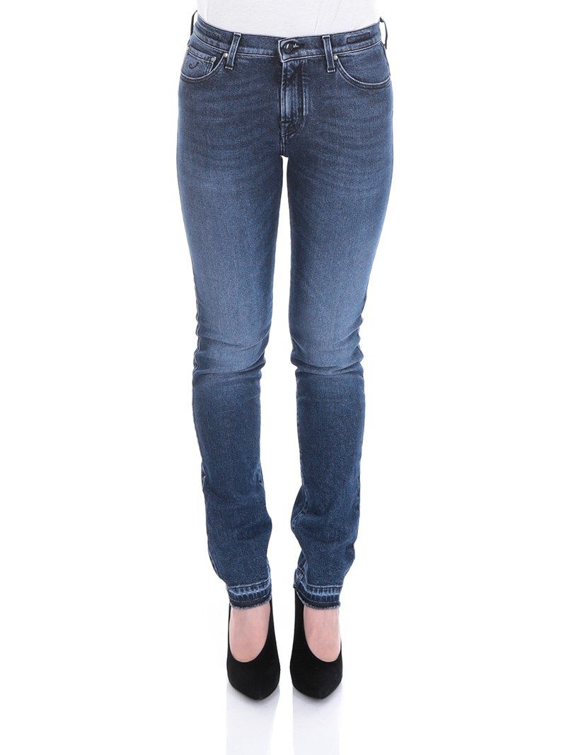 Blue Cotton Women's Slim-Fit Jean