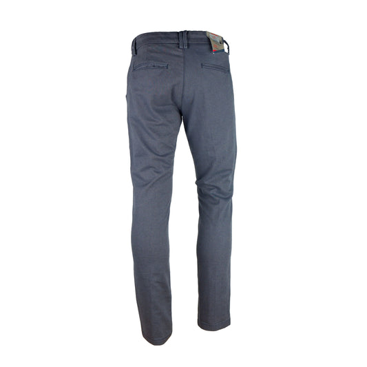 Gray Cotton Men Trouser