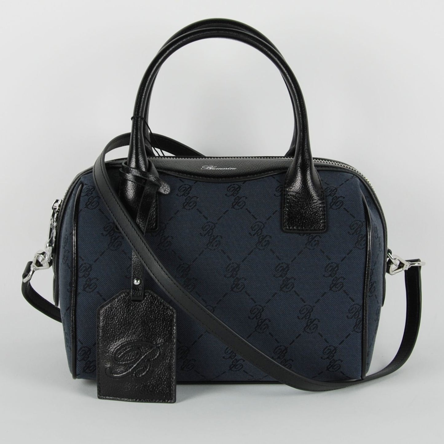 Black Cotton Women Handbag
