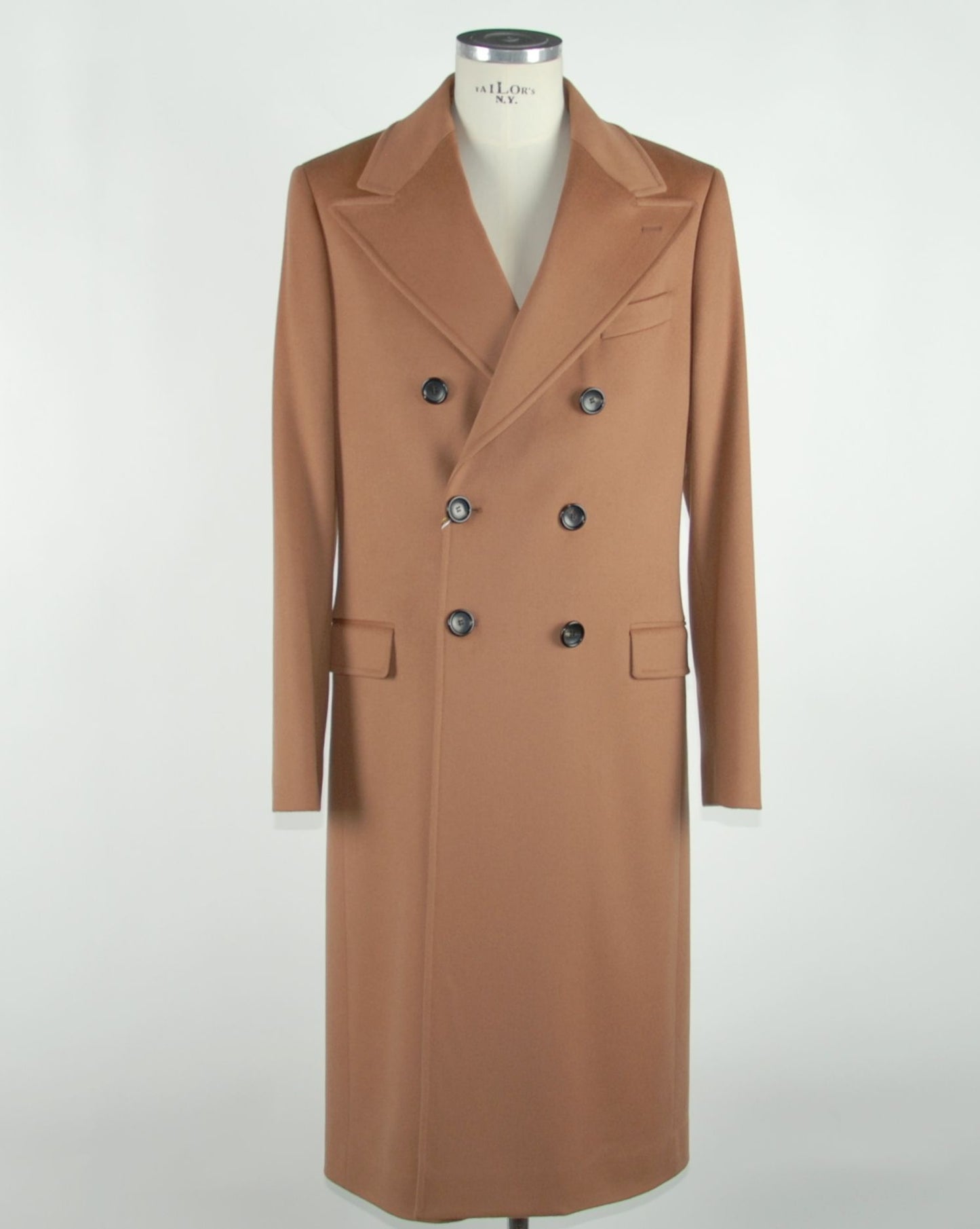 Brown Wool Men Jacket
