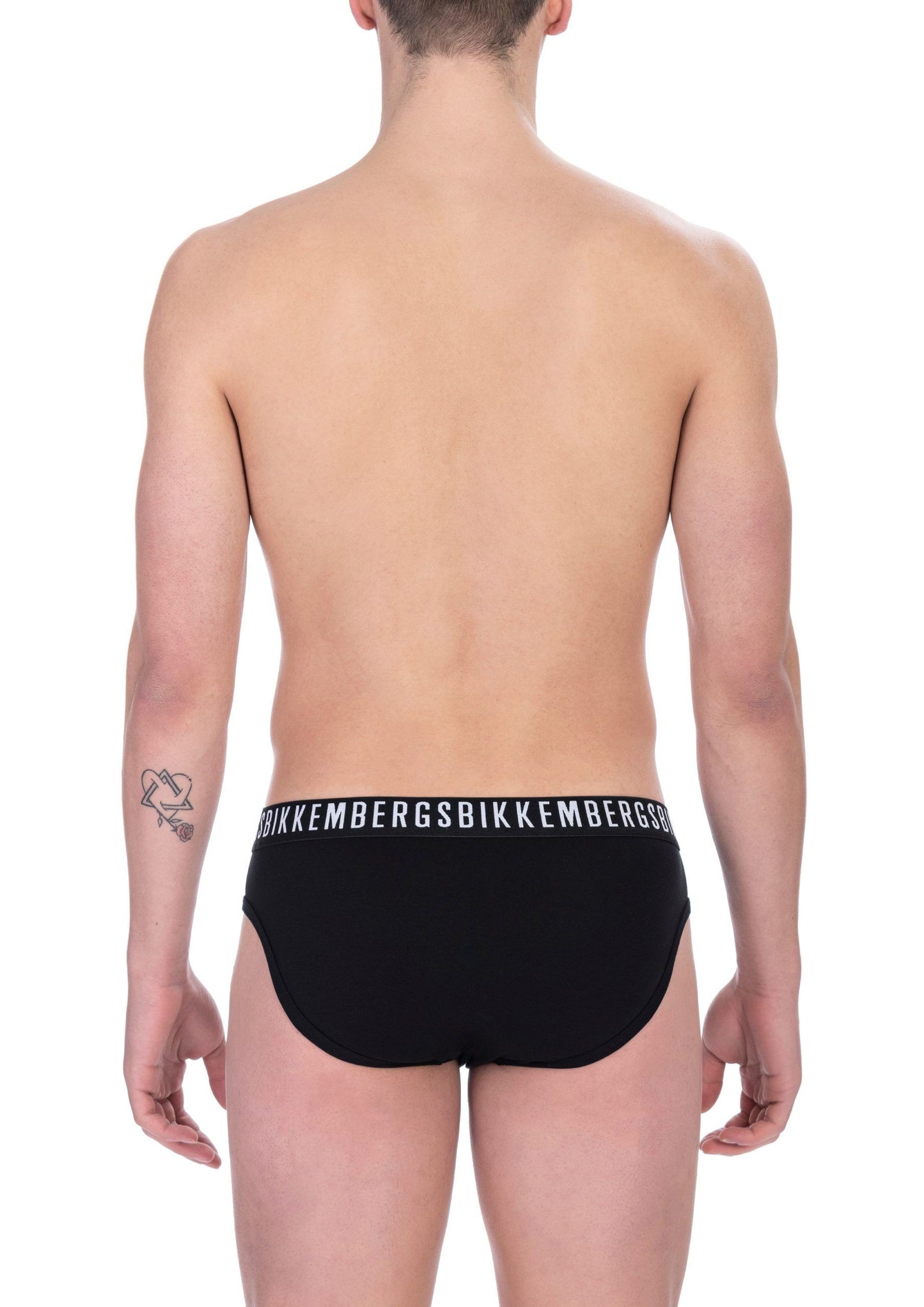 Black Cotton Men Brief