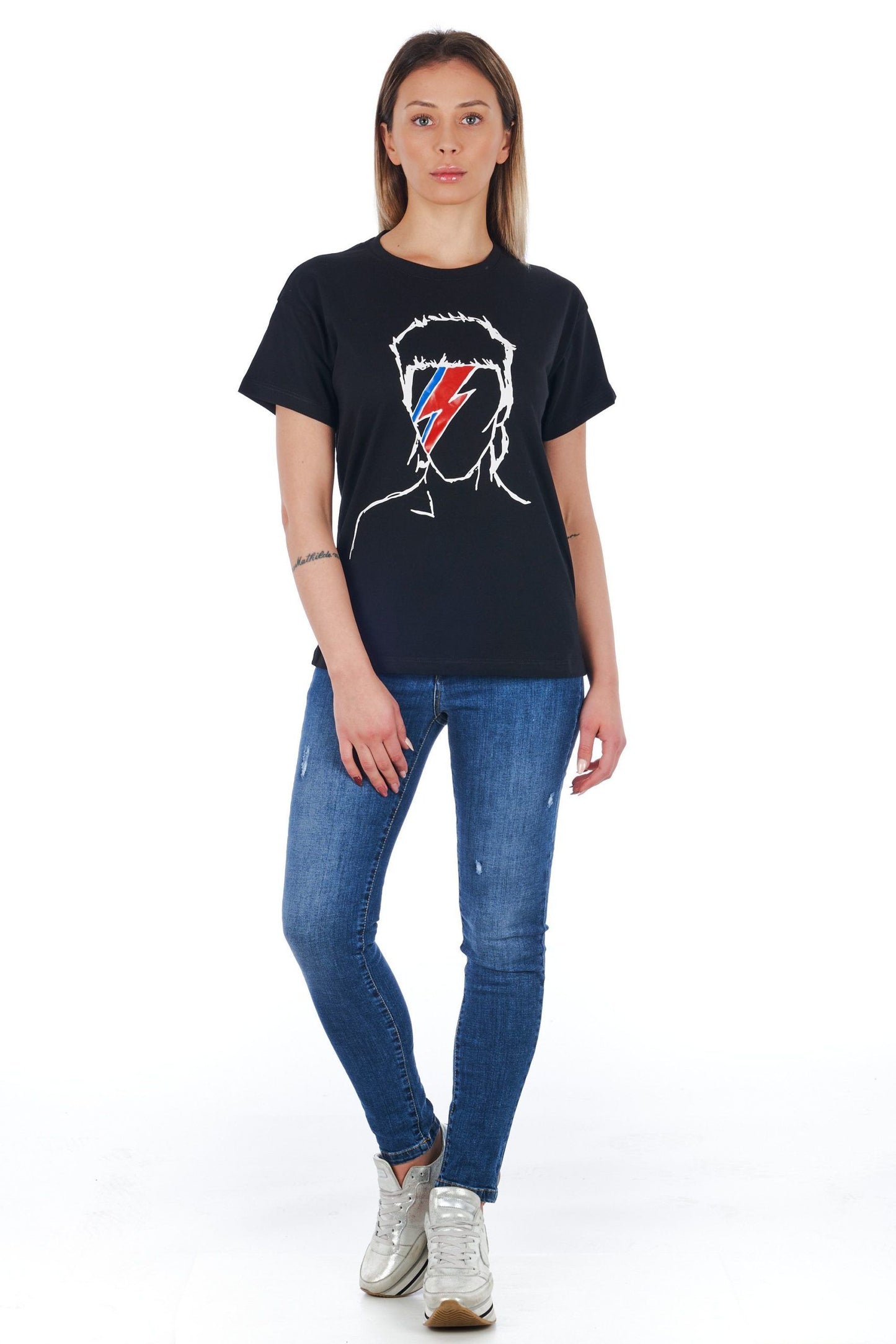 Black Cotton Women Top