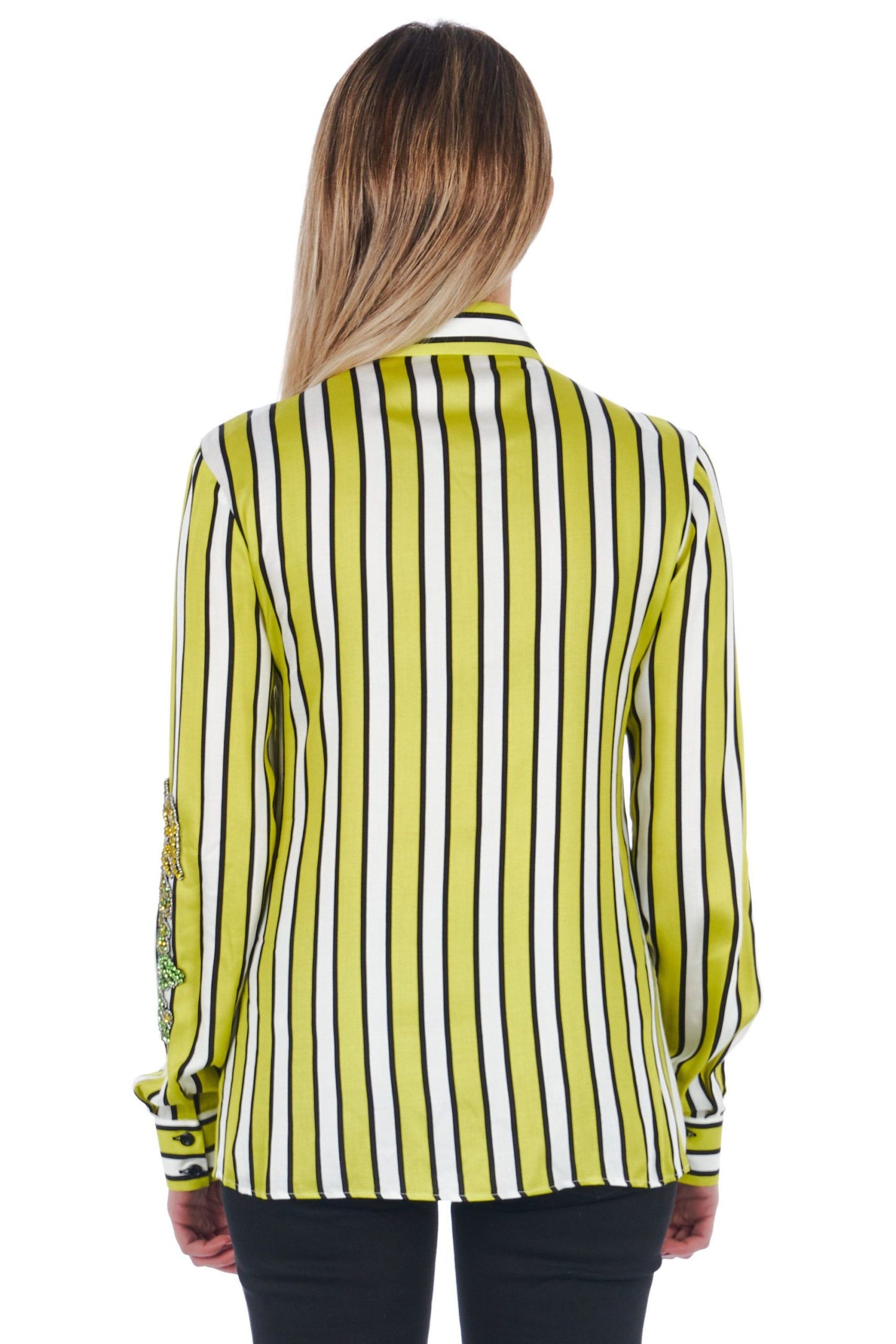 Green Viscose Women Shirt